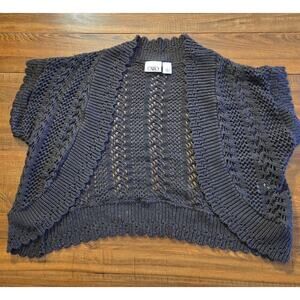 Cato Knit Cropped Brown Sweater Size Large